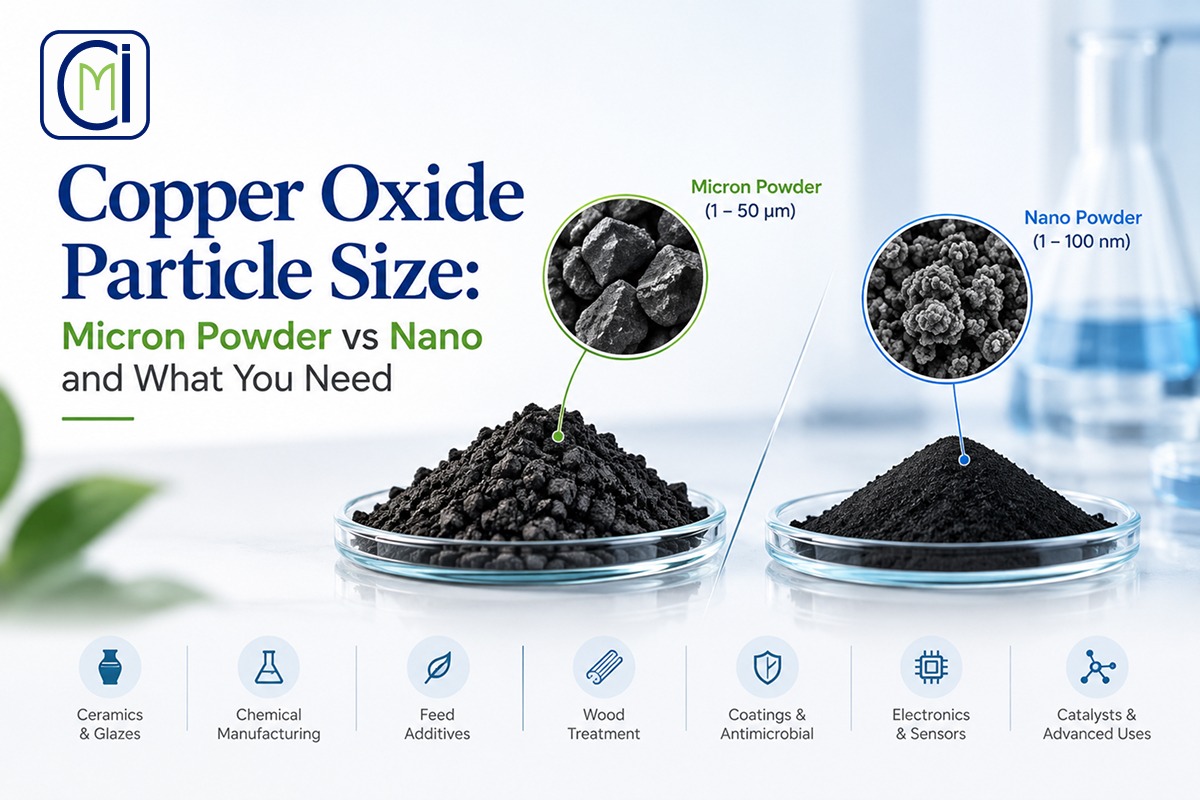 copper oxide particle size
